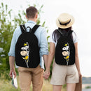 Axyaa Snoppy Canvas Backpack for Middle High College School Students