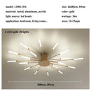 Axyaa Modern Fireworks LED Ceiling Chandelier for Home Lighting and Decor