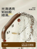 Axyaa Cream Style Living Room Wall Clock - Simple & Creative Home Decor