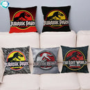 Axyaa Jurassic Park Dinosaur Print Pillow Cover - Super Soft Home Decor Case