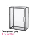 Axyaa Acrylic Stackable Storage Box with Magnetic Lid Transparent Showcase Organizer