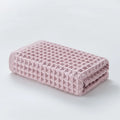 Axyaa Cotton Waffle Bath Towel Set - Soft, Absorbent, Durable, Lightweight