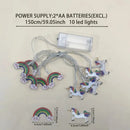 Axyaa Rainbow Unicorn LED Fairy Lights for Home Bedroom, Birthday Gift, Christmas Decoration