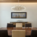 Axyaa Oval Spark Ball LED Pendant Chandelier for Indoor Lighting