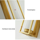 Axyaa Minimalist Iron Glass Wall Lamp for Bedroom Living Room Decor