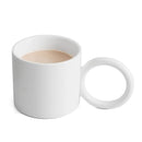 Axyaa Ink Splash Ceramic Mug 11oz - Black White Nordic Design