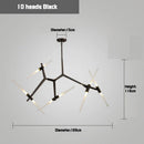 Axyaa Gold Luxury LED Chandelier for Home Decor