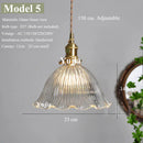 Axyaa Multi-Color Glass Pendant Light: 23 Shapes Hanging Lamp for Kitchen & Dining