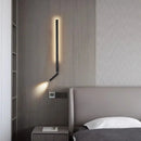 Axyaa LED Wall Lamp: Italian Minimalist Design for Modern Bedroom and Living Room