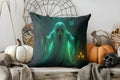 Axyaa Gothic Crown Skull Chains Pillow Cover for Sofa Bedroom Car