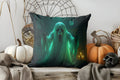 Axyaa Gothic Skull Crown Chains Pillow Cover for Sofa Bedroom Car Home Décor