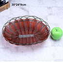 Axyaa Handwoven Plastic Imitation Vine Fruit Platter in 8 Sizes