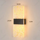 Axyaa LED Acrylic Wall Lamp: Modern Decorative Lighting for Bedroom, Corridor, Staircase