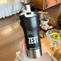 Axyaa Stainless Steel Sport Tumbler with Tea Infuser and Straw