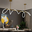 Axyaa Minimalist LED Pendant Chandelier for Dining Table and Bar Counter