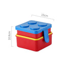Axyaa Building Block Lunch Box: Portable & Sealed Food Storage Container for Kids