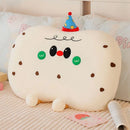 Axyaa Cartoon Bread Memory Foam Pillow - Sleep Aid & Backrest Support