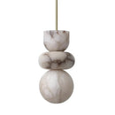 Axyaa Marble Art LED Chandelier - Luxury Dining Room Ceiling Lighting