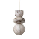 Axyaa Marble Art LED Chandelier for Dining Room - Luxury Ceiling Lighting Fixture