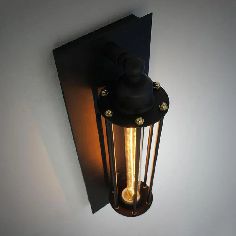 Axyaa Retro Industrial Iron Wall Light for Indoor LED Lighting