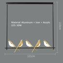 Axyaa Modern Magpie LED Chandelier for Living Room and Bedroom