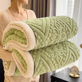 Axyaa Velvet Bed Blanket Luxury Comforter, Thick & Warm, Machine Washable