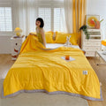 Axyaa Cotton Air Conditioning Quilt: Lightweight & Washable Summer Quilt
