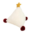 Axyaa Christmas Velvet Embroidered Cushion Cover for Festive Home Decor