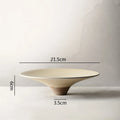 Axyaa High Foot Ceramic Dinner Plate Set - Premium Tableware for Dining & Entertaining