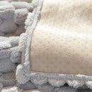 Axyaa Rabbit Fur Sofa Cover: Winter Plush Slipcover for Luxe Living Room Decor