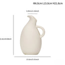 Axyaa Ceramic Vase: Elegant Home Decor Flower Arrangement & Ornament