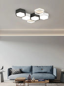 Axyaa Honeycomb Ceiling Lamp Modern Nordic Bedroom Light