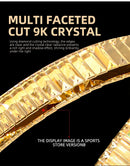 Axyaa Luxury Crystal Chandelier Ring Pendant Light - Elegant Living Room Fixture