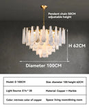Axyaa Modern LED Rain Drop Chandelier for Bedroom and Living Room