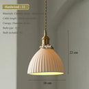 Axyaa Glass Pendant Light E27 Base Adjustable Ceiling Lamp for Living Room