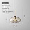 Axyaa Nordic Glass Pendant Light for Home Kitchen Restaurant