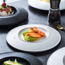Axyaa Ceramic Noodles & Shallow Dishes: Light Luxury Cold Dishes for Restaurants & Hotels