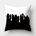 Axyaa Geometric Print Polyester Sofa Cushion Covers Home Decor Pillowcase