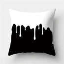 Axyaa Geometric Print Polyester Sofa Cushion Covers Home Decor Pillowcase