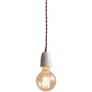 Axyaa Ceramic LED Pendant Lamp: Industrial Loft Vintage Style Hanging Light