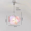 Axyaa Colored Glass French Pendant Light