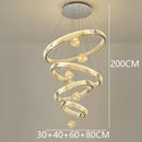 Axyaa Crystal Chandelier for Duplex Architecture Living Room & Stair Lighting