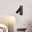 Axyaa Wabi Sabi LED Wall Sconce Lamp, Black Travertine Stone, Up & Down Light