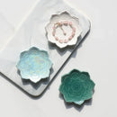 Ceramic Ring Dish Holder Trinket Tray Plate for Jewelry and Keys by Axyaa