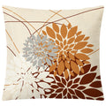 Axyaa Hydrangea Dandelion Cushion Cover: Home Car Sofa Decor Pillow Case