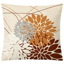 Axyaa Hydrangea Dandelion Cushion Cover: Home Car Sofa Decor Pillow Case