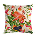 Axyaa Palm Leaf Green Seat Cover with Beautiful Flower Design for Sofa Decor