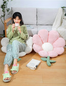 Axyaa Bear Paw Flower Cushion for Office Chair, Dining Room, Floor Seat