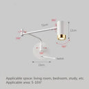 Axyaa Swinging LED Wall Lamp with Adjustable Telescopic Arm