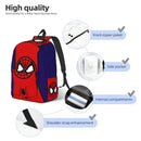 Axyaa Spider-Man Kids Backpack - Cartoon Schoolbag Bookbag